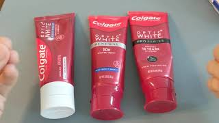 Colgate Optic White Advanced whitening toothpaste Review