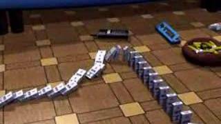 domino effect on 3ds max reactor