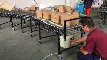 Loading Unloading Extendable Roller Conveyor