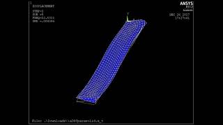Modal Analysis Animation of A300-600R Airbus Wing