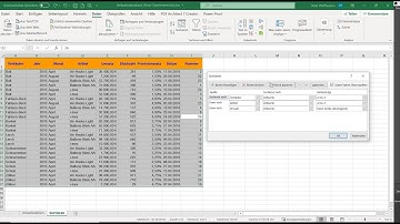 Sortieren in Excel, einfach oder mit mehreren Ebenen.