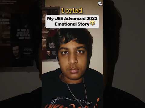 JEE Advanced Result 2023 ❤️| Emotional Story of Average Student😭 #jee #jeeadvanced