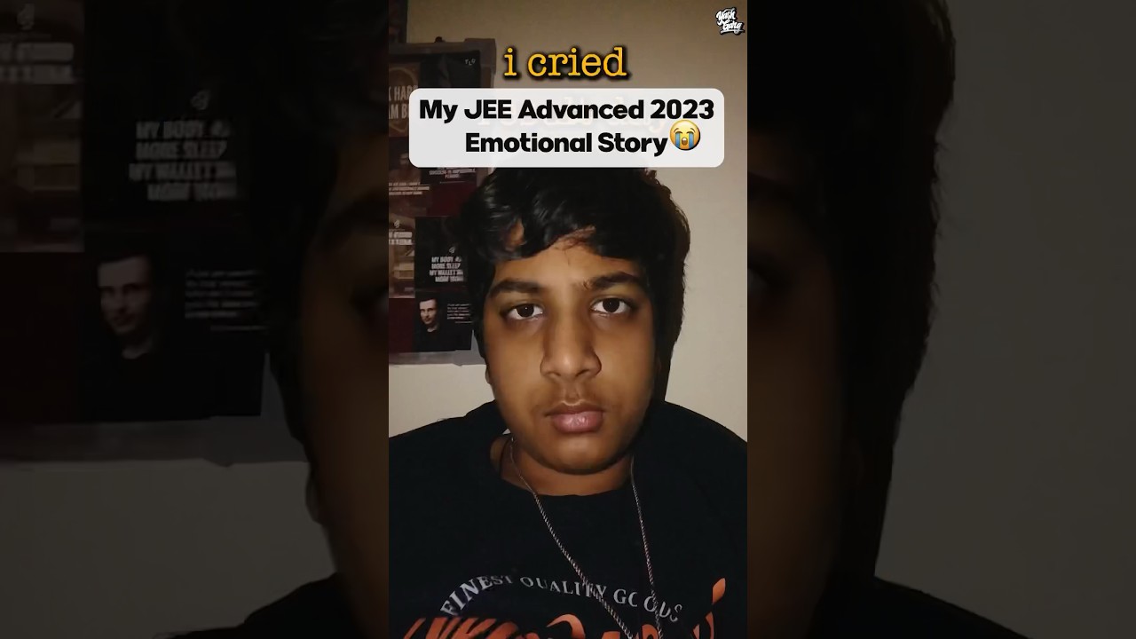 JEE Advanced Result 2023 ❤️| Emotional Story of Average Student😭 #jee #jeeadvanced