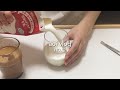 (vlog) お昼ご飯にチャーハン、チヂミを作る。カムバって最高。ダルゴナコーヒーを飲みながら勉強する日。/IZ*ONE/高校生の休日。