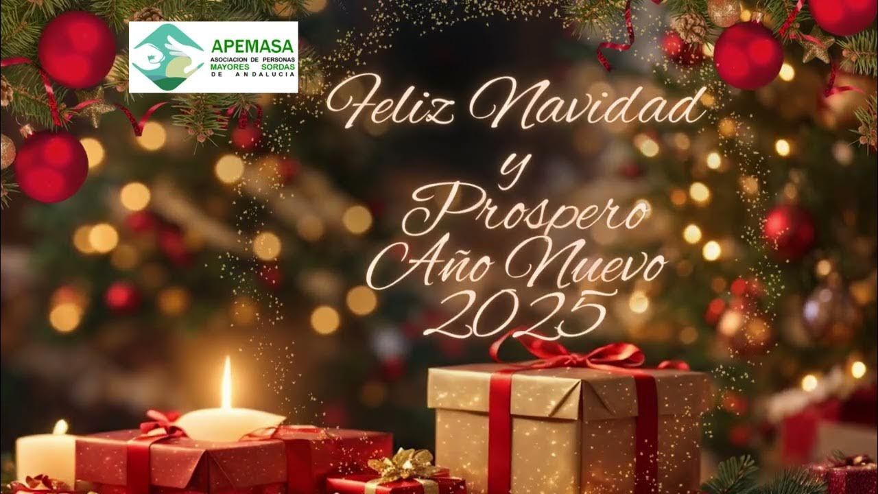 Feliz Navidad y Prospero Año Nuevo 2025 YouTube