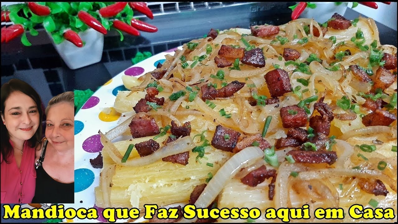 ESSA MANDIOCA FAZ SUCESSO EM CHURRASCO E FESTAS - RECEITA DA MAMYS - MACAXEIRA - AIPIM