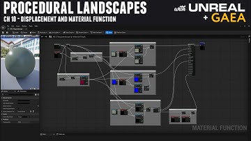 Procedural Landscapes with Unreal and Gaea: Ch 10 - Displacement and Material Function