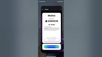 Trust wallet connect on W-coin 💥#mining #trustwallet #mining #foryou #wcoin
