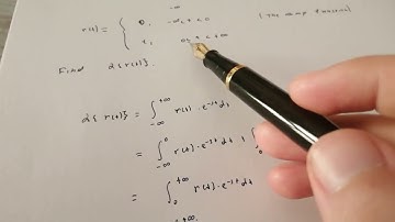 The Laplace transform of the ramp function.