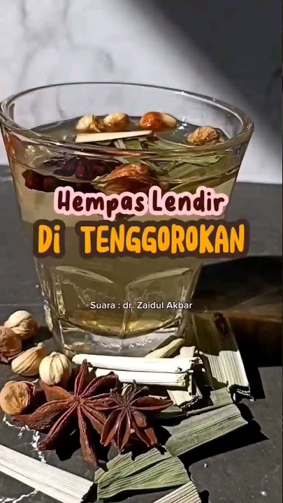 Hempas Lendir Di Tenggorokan.   #resep #herbal #ramuan #ramuanalami #rimpang #shorts