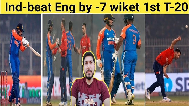 India beat England by -7 wiket 1st T-20 Abhishek Sharma fire bating 79(34) !