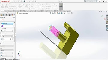 Solidworks in a minute: How to create threads?