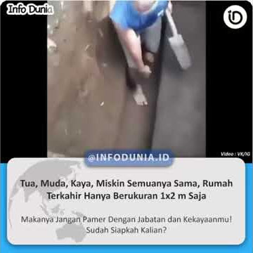 Story wa semua itu sama - tukang gali kubur