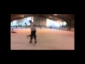 Xtreme ice freestyle  double jumps 360 by jonathan  antoine