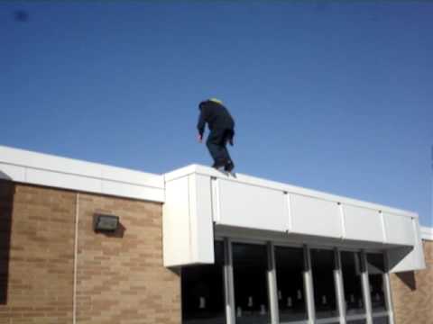 dave kinney- backflip off mill village elementary school