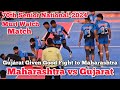 Maharashtra vs gujarat mens kabaddi match  70th senior national kabaddi championship2024 1st half