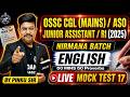 OSSC CGL Mains, ASO, RI & JA | Live Mock Test 17 | 50 MINS 50 Proverbs | By Pinku Sir