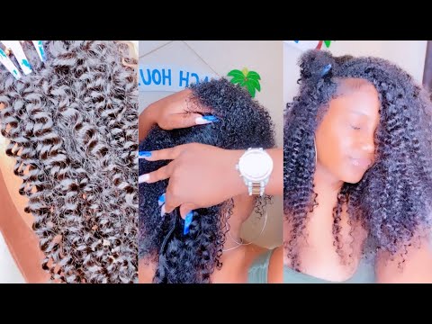 video about Clip in Hair Extension Jerry Curl