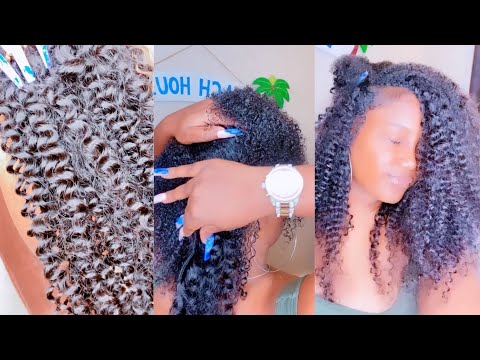 video about Clip in Hair Extension Jerry Curl