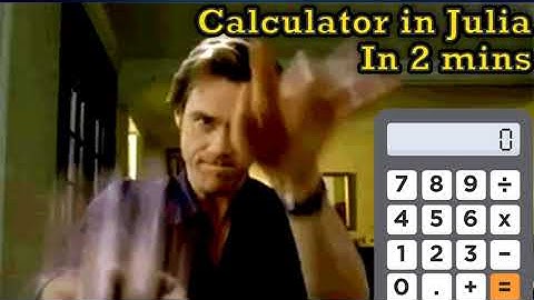 How to build Calculator in Julia in 2 minutes  || Julia Returning Functions || Chapter 11
