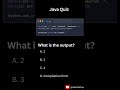 Can You Solve This Java Output Question? #javaprogramming #interviewquestions #shorts