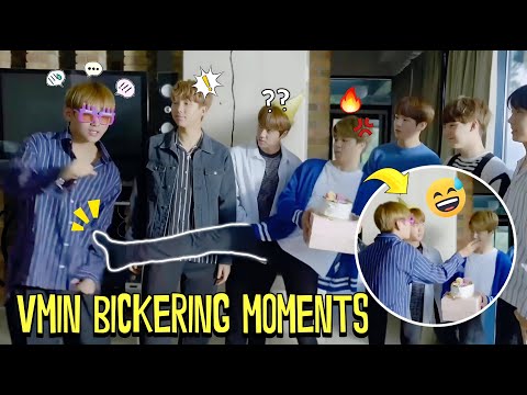 видео: Jimin and V Neverending Bickering (vmin cute fights)