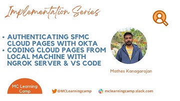 Authenticating Marketing Cloud CloudPages using Okta coding with ngrok and vscode