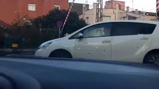 ¡Cruzando paso a nivel en La Llagosta!