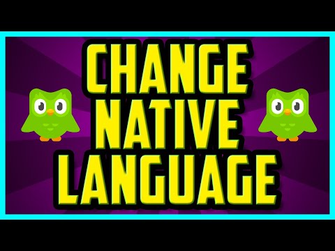 Video: Wie ändere ich die Sprache in der Duolingo-App?