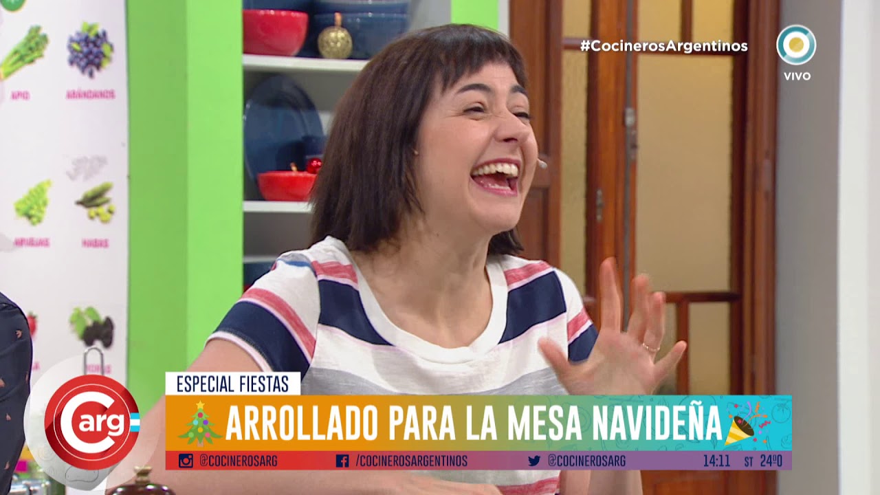 Arrollado de espinaca