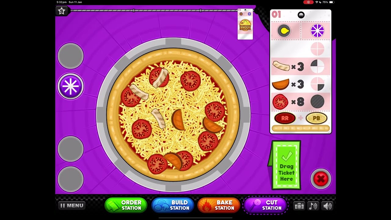 1 Hour of Papa’s Pizzeria To Go | Cozy & Relaxing Gameplay