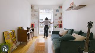 NEVER TOO SMALL: Narrow, Lightfilled Paris Apartment Renovation, 42sqm/452sqft