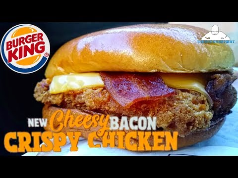 Burger King® | Cheesy Bacon Crispy Chicken Sandwich Review! 🧀🥓🐔