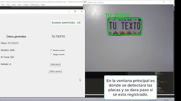 Detección de placas en tiempo real con OpenCV, Tesseract-OCR en Python