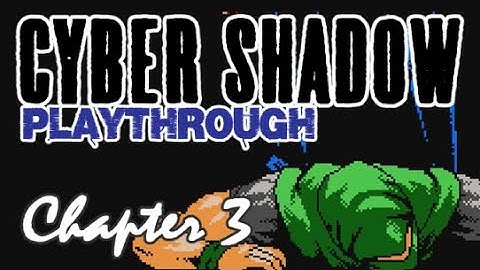 Cyber Shadow Chapter 3 Mekacity Ruins playthrough