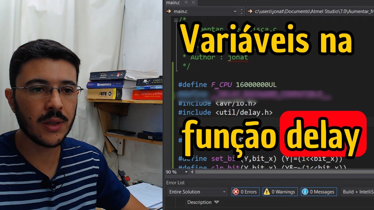 Como variar a função delay Arduino - YouTube