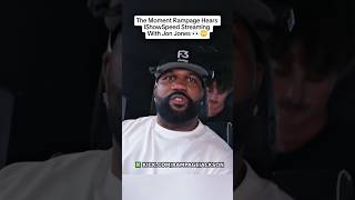 Rampage Reacts to IShowSpeed Streaming With Jon Jones #rampage #rampagejackson #n3on #ufc #shorts