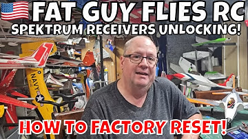 HOW TO FACTORY RESET AND UPDATE A SPEKTRUM RECEIVER by FGFRC #rcplane