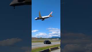 Collab with @Oriontheaviator British Airways 787-8 landing at Vancouver International Airport