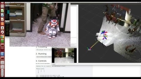 Generating Octomap using Kinect placed on NAO, ROS