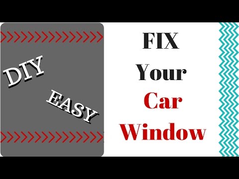 How to FIX a Slow Car Window that Won't Go Up! * DIY * EASY *
