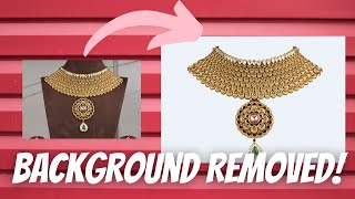 Jewelry Product Photo editing and background removal #shorts screenshot 5