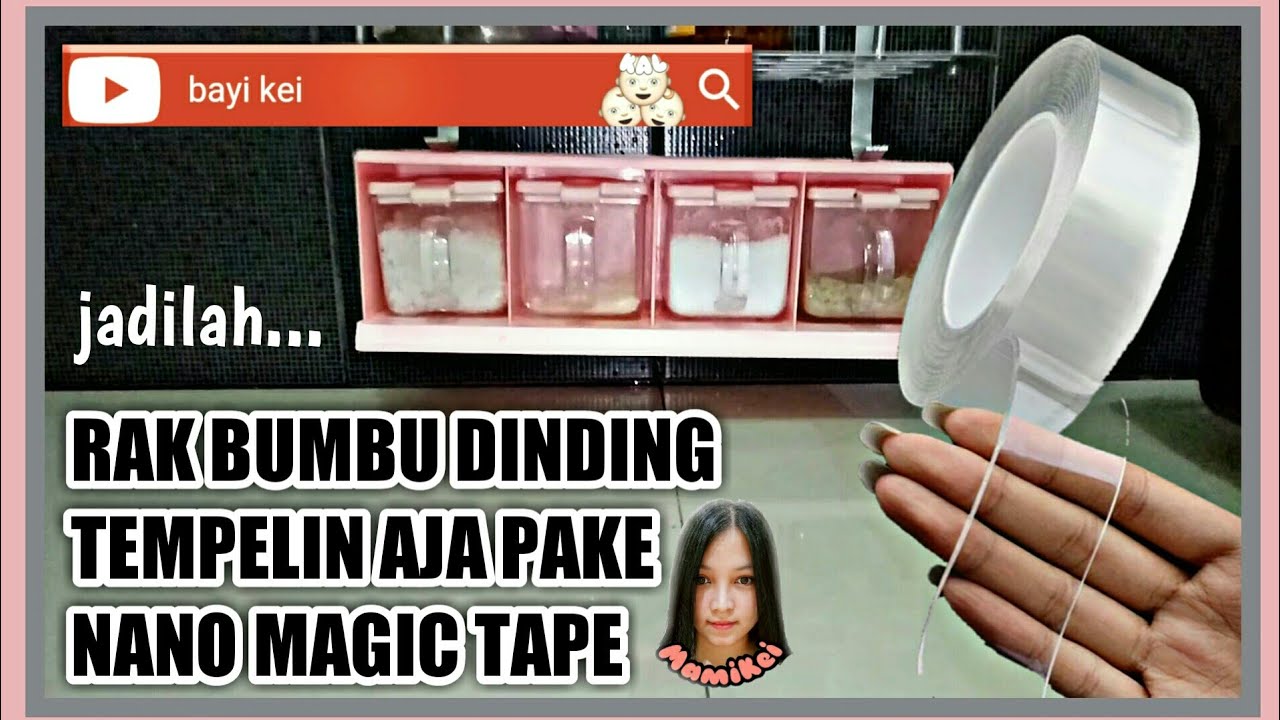 Review Magic Tape Jadi dech RAK BUMBU TEMPEL  YouTube