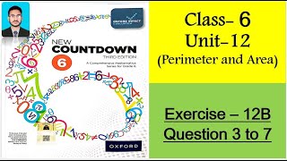 Class 6 Math Exercise 12B Question 3 to 7 || New countdown third edition class 6 exercise 12B