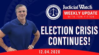 Judicial Watch alleges: Election Crisis Update! Dead People Voting in GA? DOJ AWOL on Voter Fraud, Durham FAIL