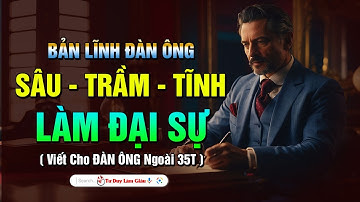 XÂY DỰNG BẢN LĨNH ĐÀN ÔNG - SÂU - TRẦM - TĨNH , MỚI CÓ THỂ LẬP ĐẠI NGHIỆP | Tư Duy Làm Giàu