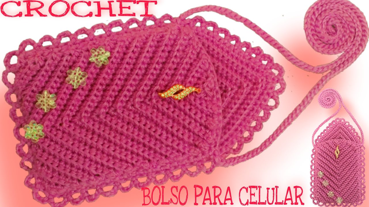 Bolsitos para celular en crochet, enviados por Claudia