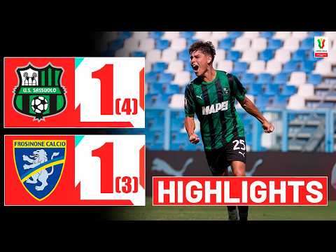 Sassuolo Frosinone | 1-1 [PEN 4-3] | Gli Highlights | Coppa Italia 2026/27 | frosinone sassuolo