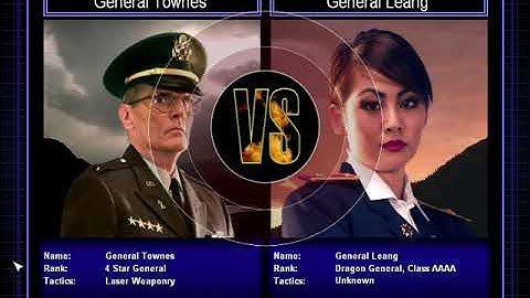 ⚡ General Townes vs. General Leang | Command & Conquer: Generals Zero Hour Gameplay ⚡