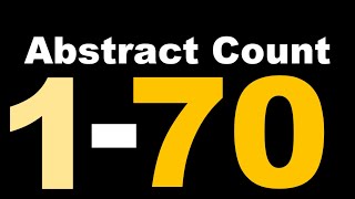 Abstract Count 70